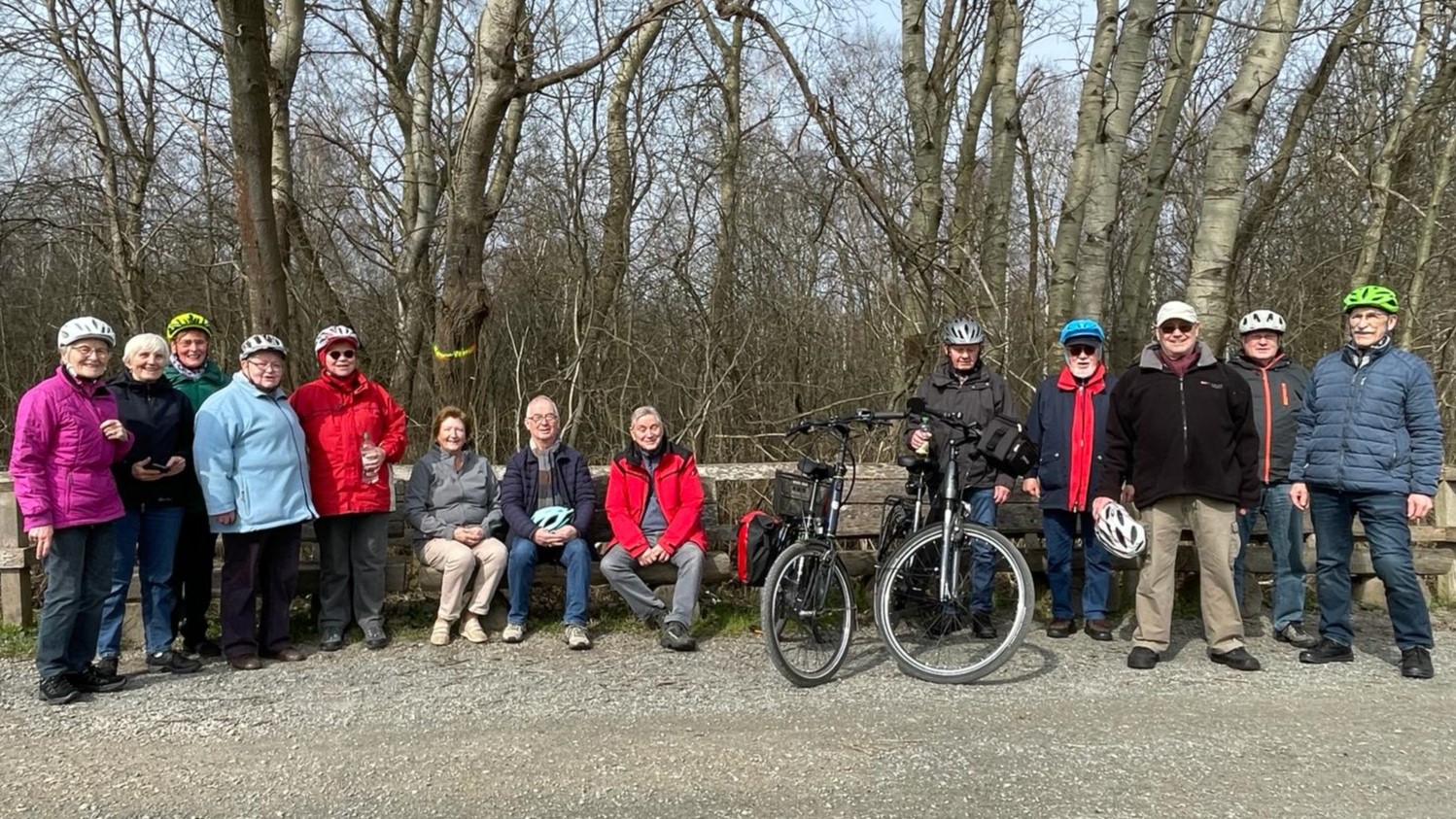 Teilnehmer Seniorenfahrradtour